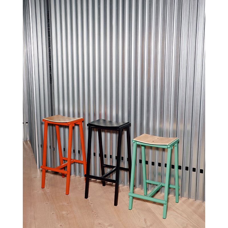 Tabouret haut TABURETE 8 H 66 Vert jade HAY
