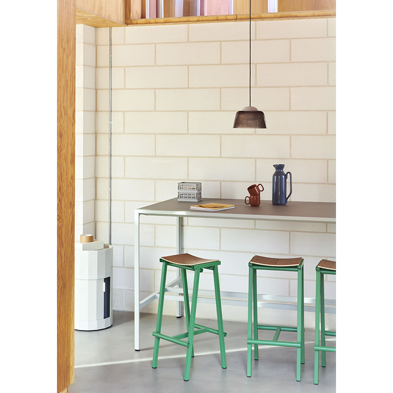 Tabouret haut TABURETE 8 H 66 Vert jade HAY
