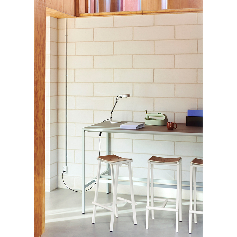 Tabouret haut TABURETE 8 H 66 Coquille d'oeuf HAY