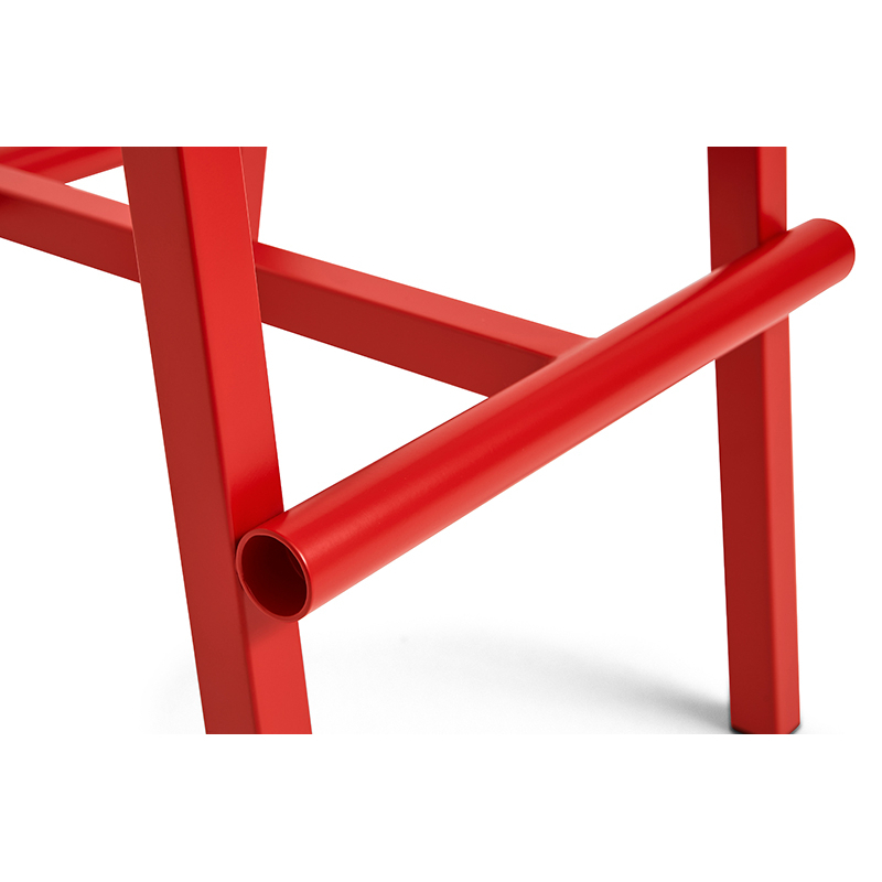 Tabouret haut TABURETE 8 H 66 Rouge vif  HAY