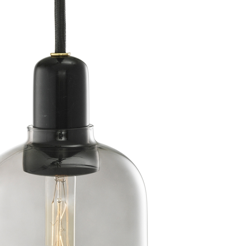Suspension AMP Large Fumé/ marbre noir Normann Copenhagen