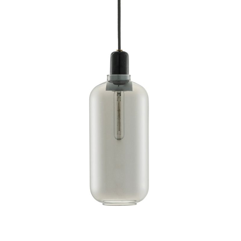 Suspension AMP Large Fumé/ marbre noir Normann Copenhagen
