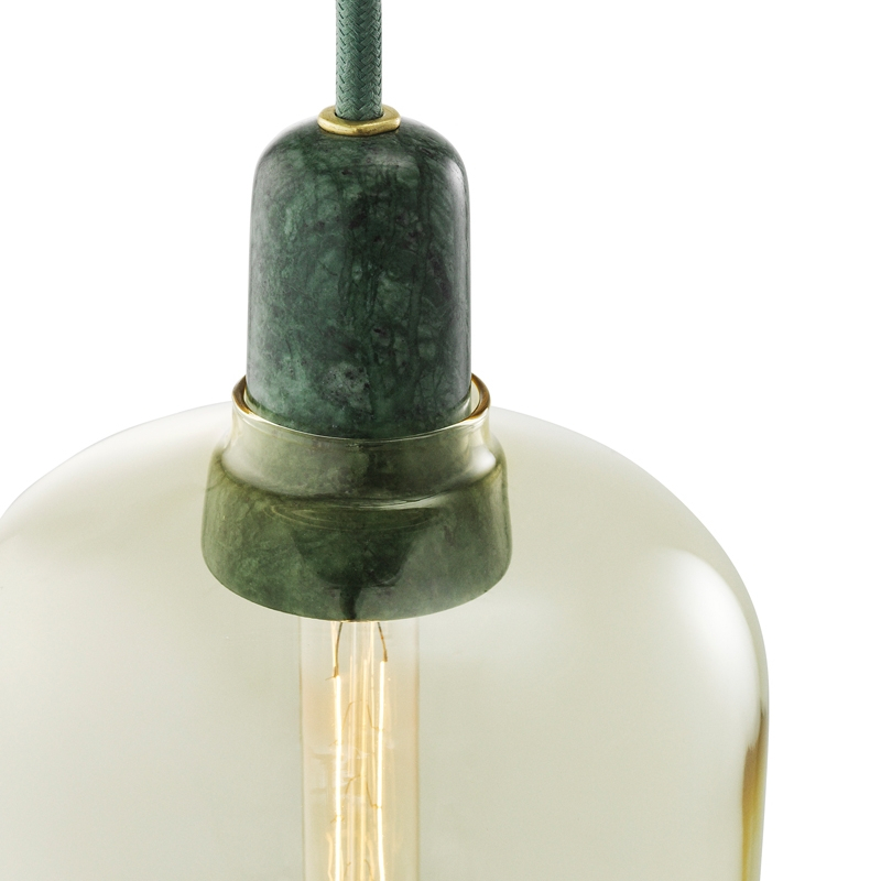Suspension AMP Large Or/ marbre vert Normann Copenhagen