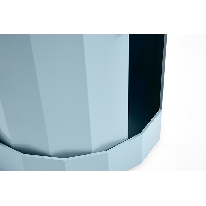 Meuble de rangement FACET CABINET HIGH Bleu brumeux HAY
