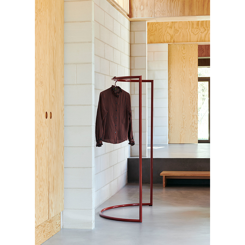 Porte-manteau Porte-manteau COLOUR RACK C SHAPE Rouge marron HAY