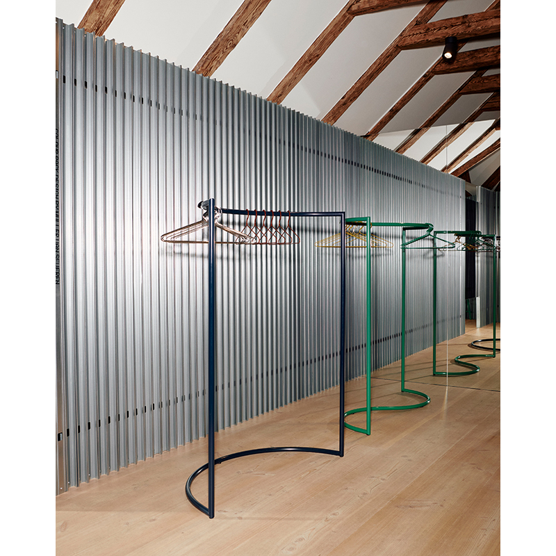 Porte-manteau Porte-manteau COLOUR RACK C SHAPE Bleu acier HAY