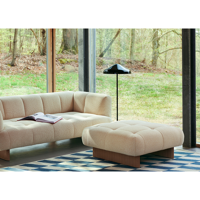 Canapé QUILTON LIFT 2 places Tartaglia Ocre Blanc 857 HAY