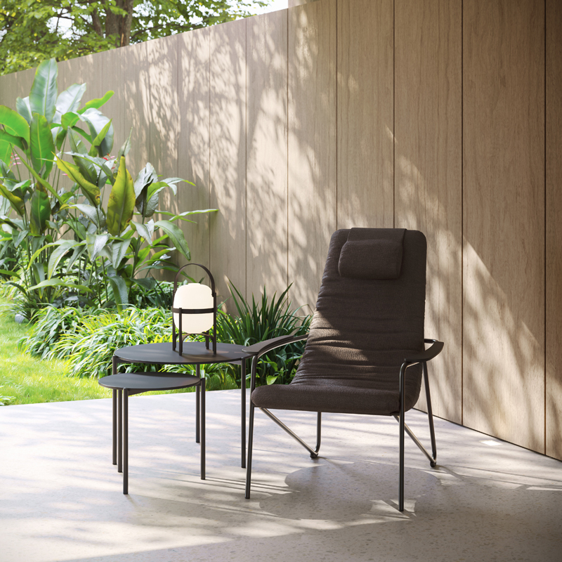 Fauteuil CALMA FLC256 gris STUA