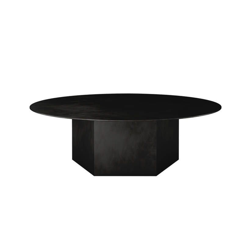 Table basse EPIC STEEL Ø 110 Noir Minuit GUBI
