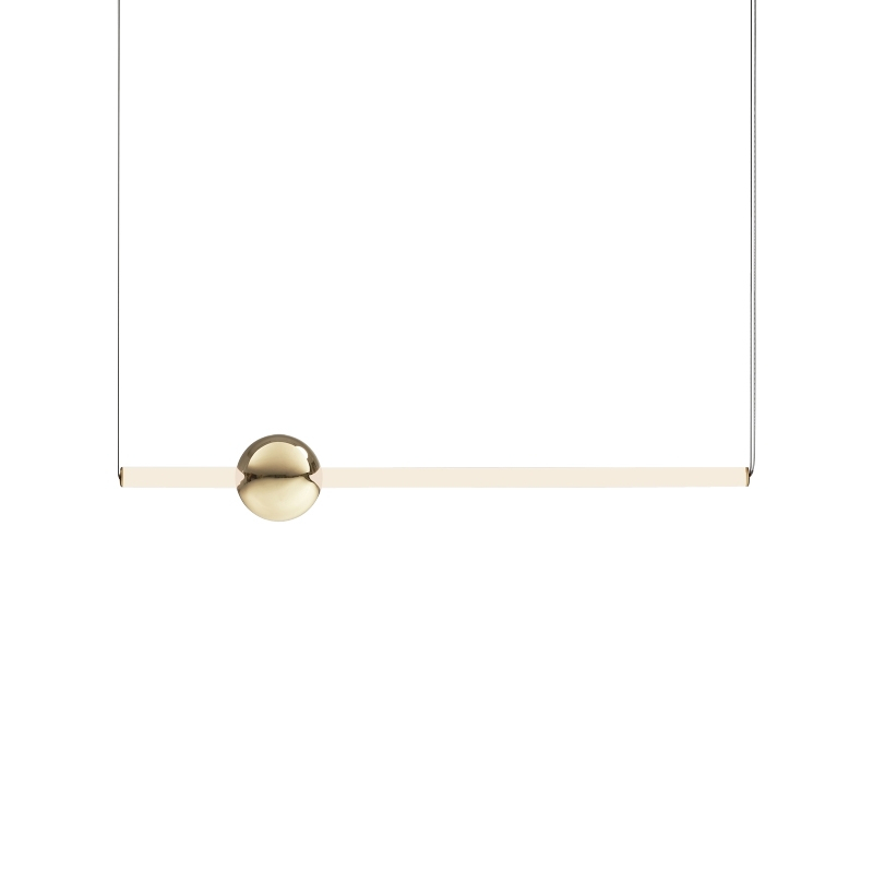 Suspension ORION TUBE LIGHT Doré LEE BROOM