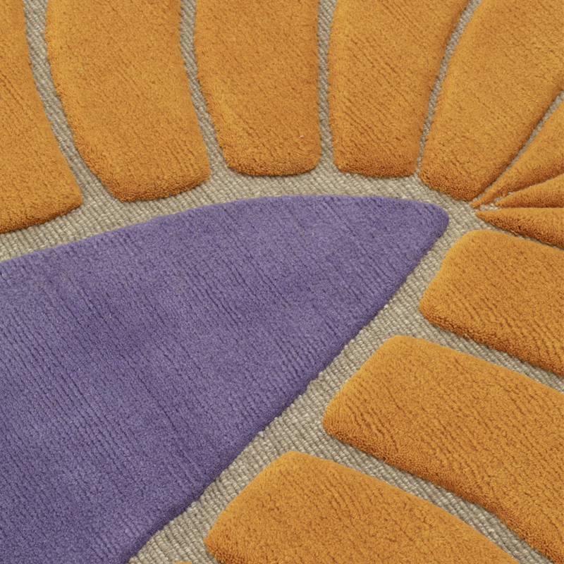 Tapis Tapis M'AMA NON M'AMA MEDIUM Orange/Violet CC-TAPIS