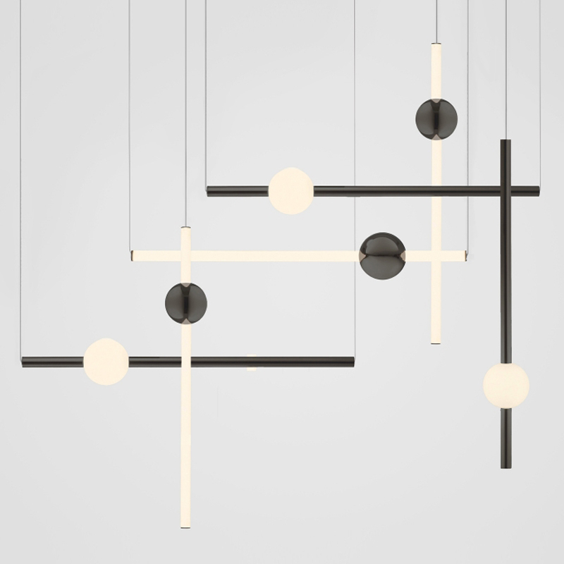Suspension ORION GLOBE LIGHT Gunmetal LEE BROOM