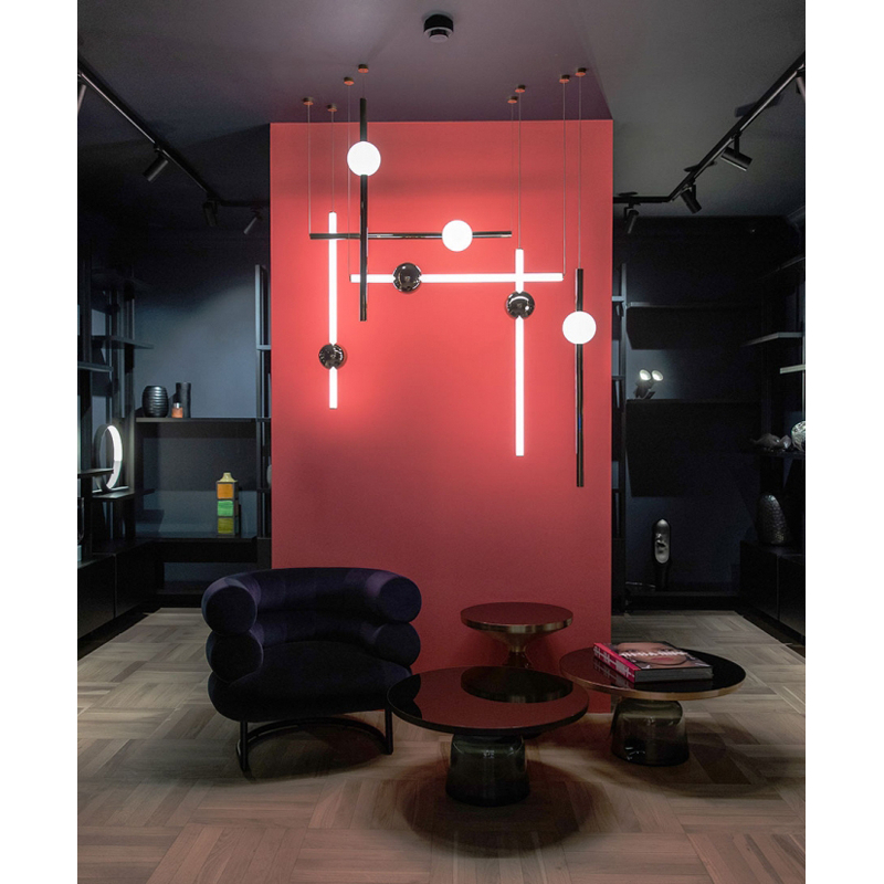Suspension ORION GLOBE LIGHT Gunmetal LEE BROOM