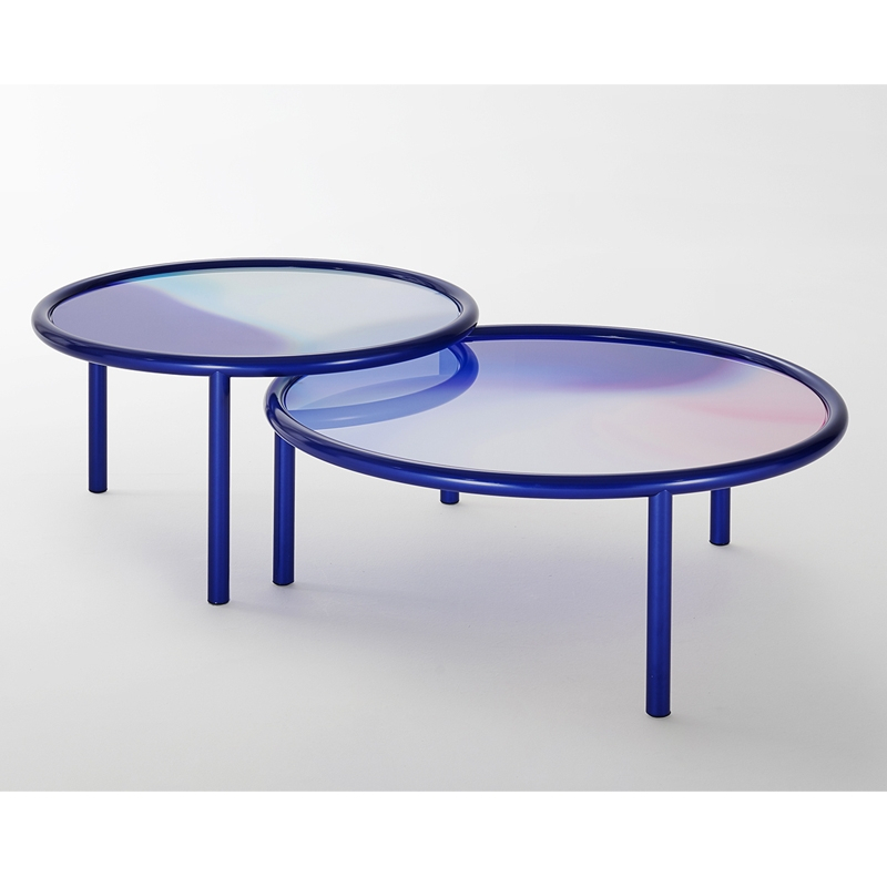 Table basse L.A. SUNSET Bleu GLAS ITALIA