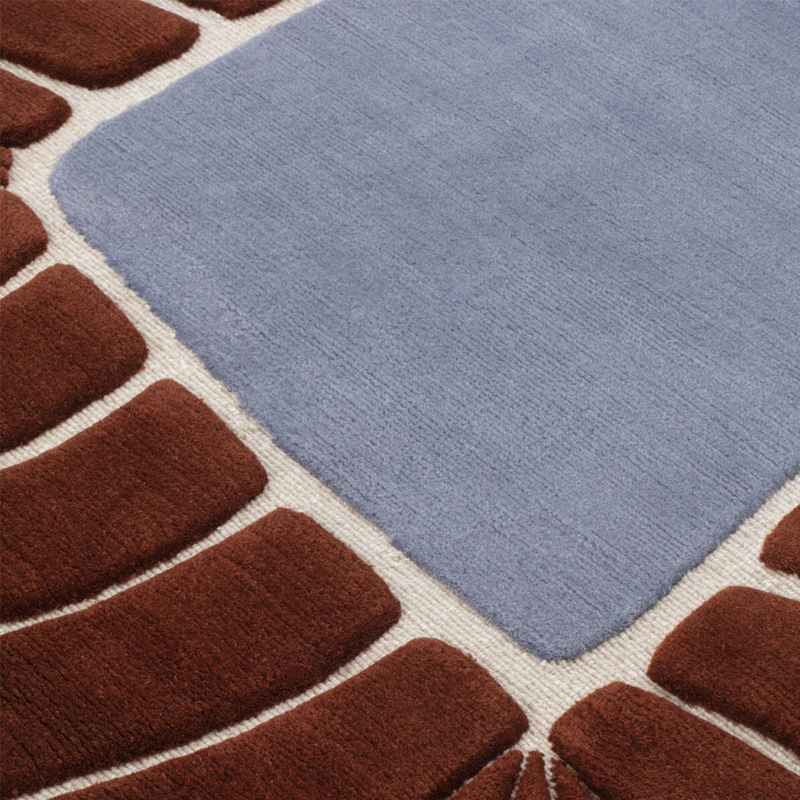Tapis Tapis M'AMA NON M'AMA SMALL Moka/Lila CC-TAPIS