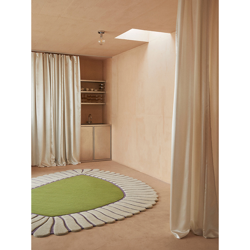 Tapis Tapis M'AMA NON M'AMA LARGE Orange/Violet CC-TAPIS