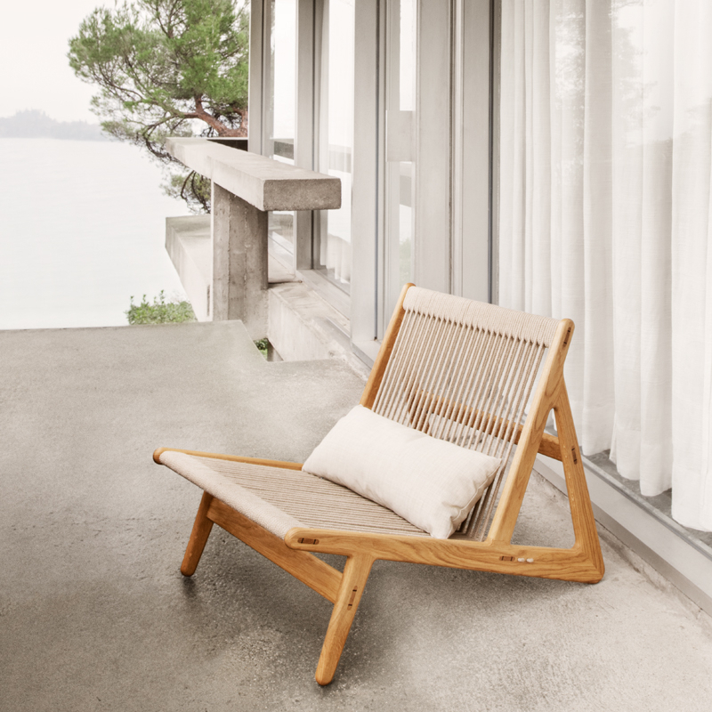 Fauteuil extérieur MR01 INITIAL Chêne GUBI