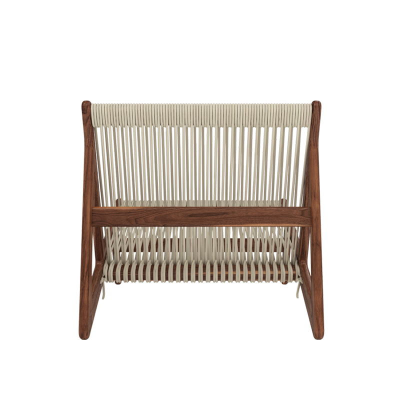 Fauteuil extérieur MR01 INITIAL Noyer GUBI