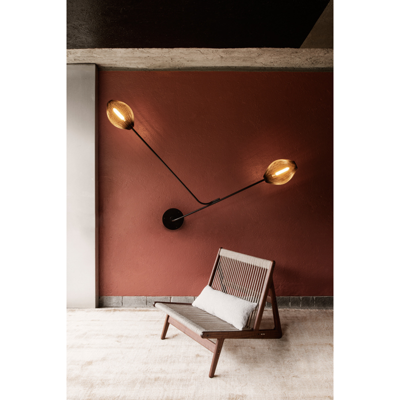 Fauteuil extérieur MR01 INITIAL Noyer GUBI