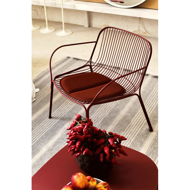 Accessoire extérieur Coussin fauteuil HIRAY Rouge brique KARTELL