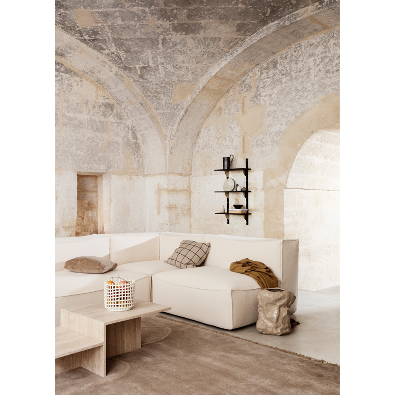 Table basse DISTINCT Travertin Travertin FERM LIVING