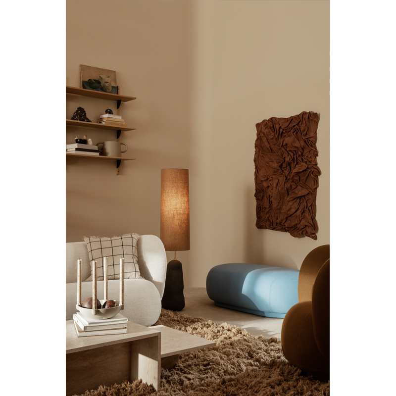 Table basse DISTINCT Travertin Travertin FERM LIVING