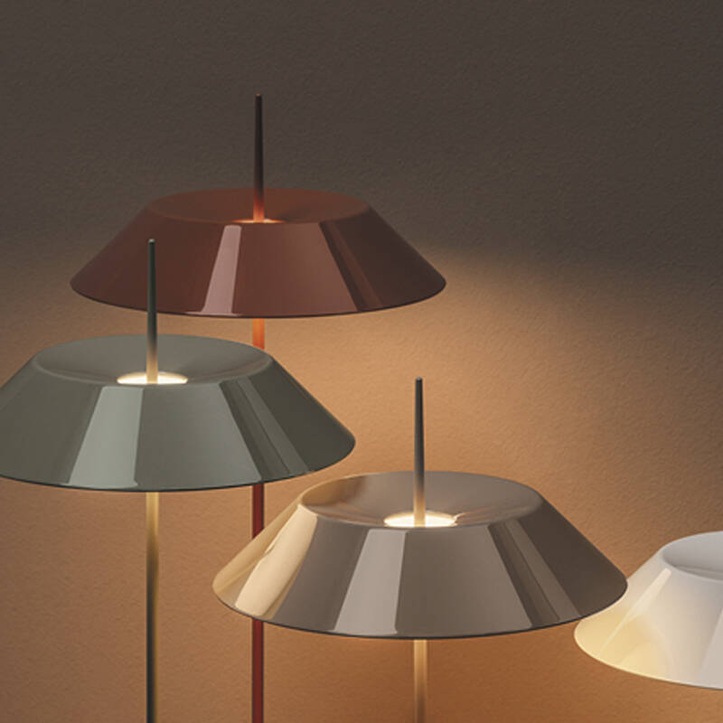 Lampe à poser MAYFAIR MINI Portable Rouge terracotta VIBIA