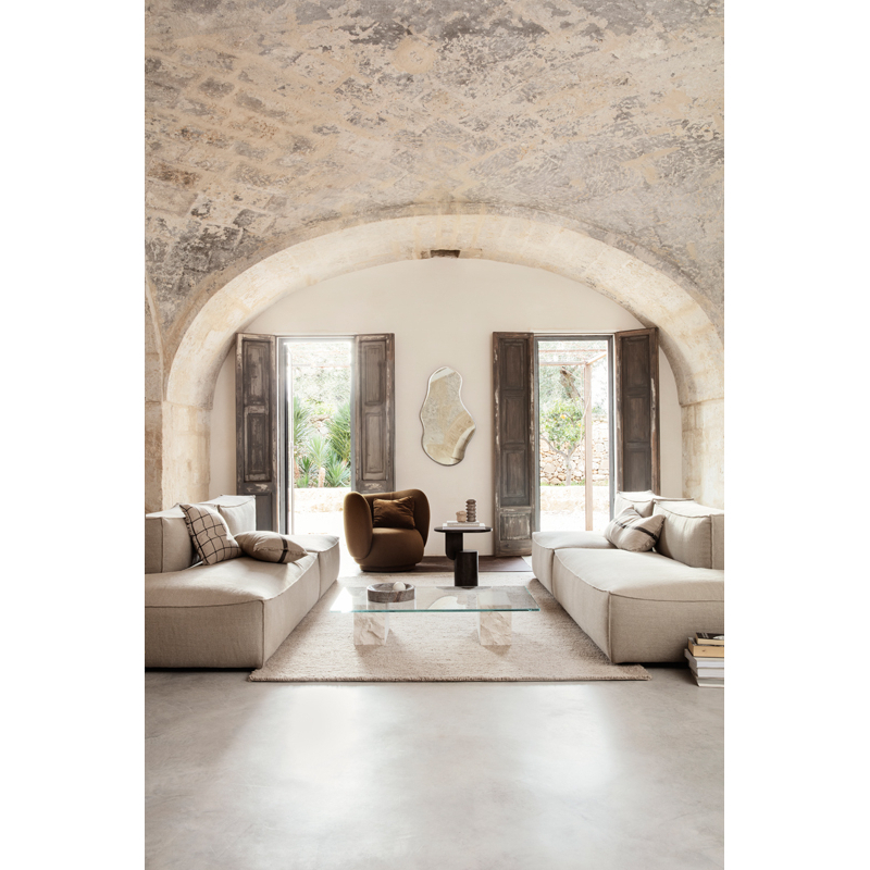 Miroir Miroir POND L Laiton FERM LIVING