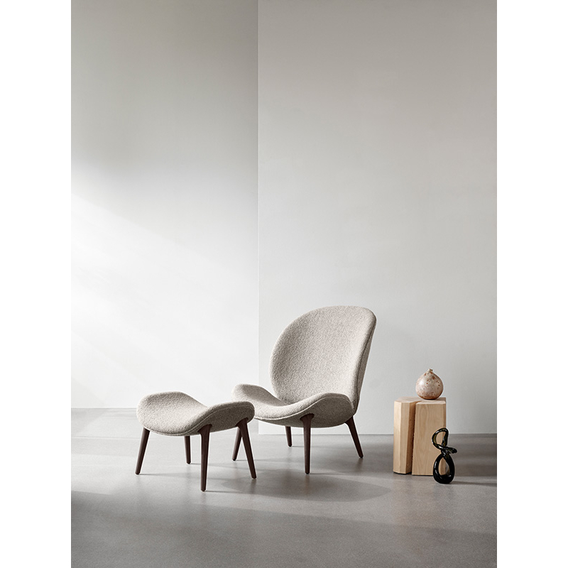 Fauteuil Repose-pieds LODGE Soprano 03 gris clair VIPP