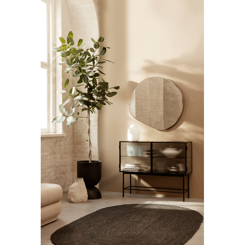 Miroir Miroir POND XL Chrome foncé FERM LIVING