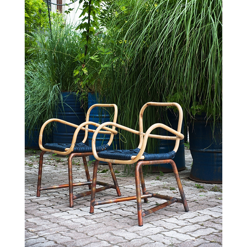 Chaise extérieur MANILA Cloister Garden BAXTER MADE IN ITALY