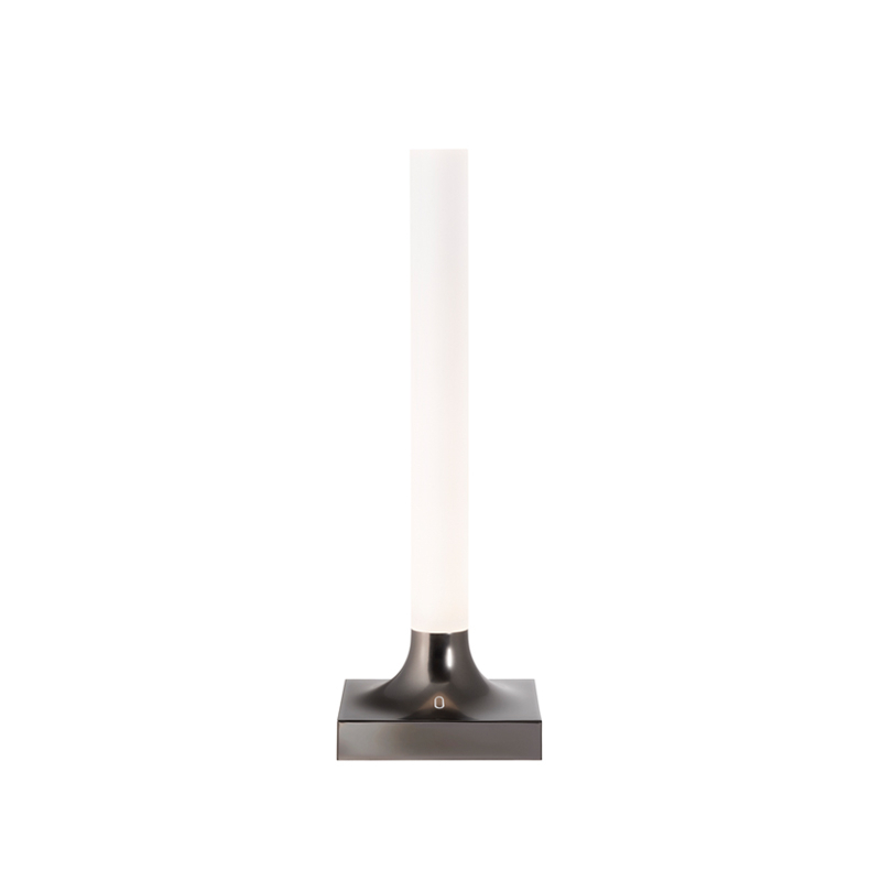 Lampe à poser GOODNIGHT PORTABLE Titane mat KARTELL