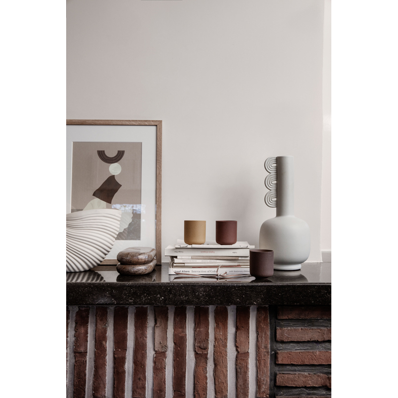 Vase Vase MUSES Clio Blanc FERM LIVING