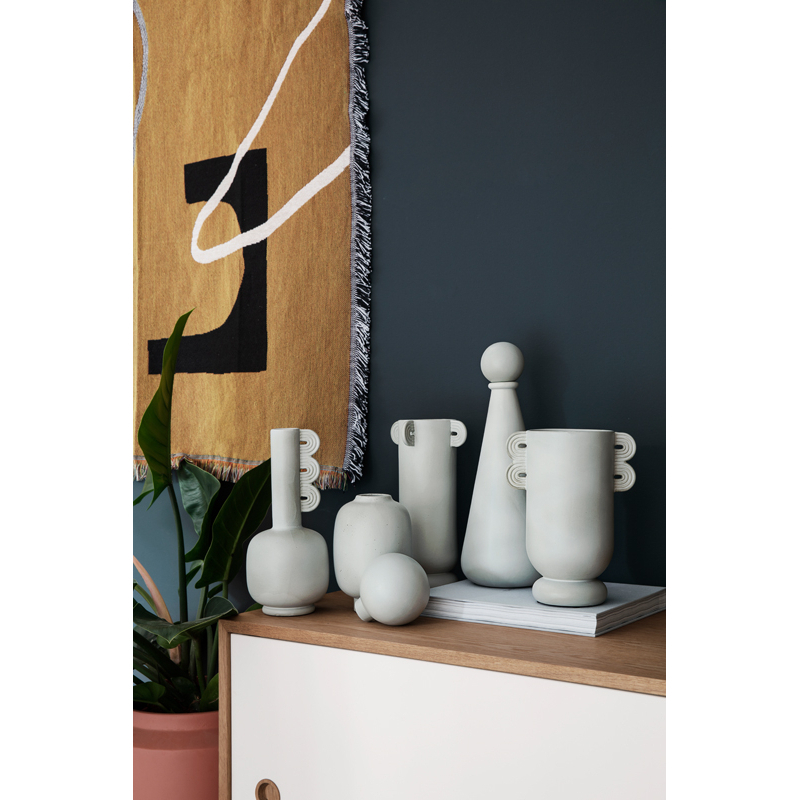 Vase Vase MUSES Clio Blanc FERM LIVING