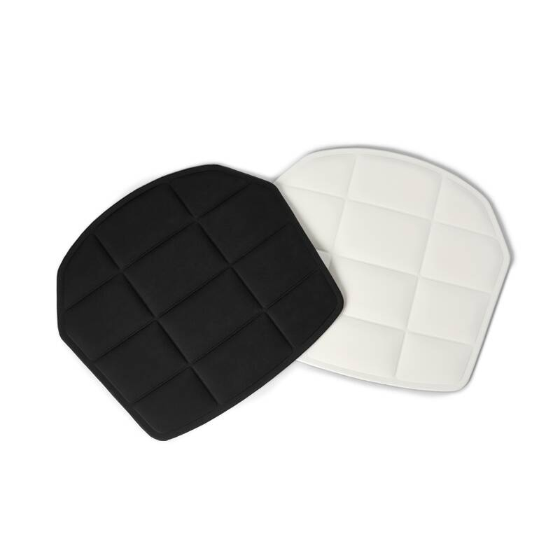 Coussin Lot de 2 galettes d'assise AÏKU Noir MDF