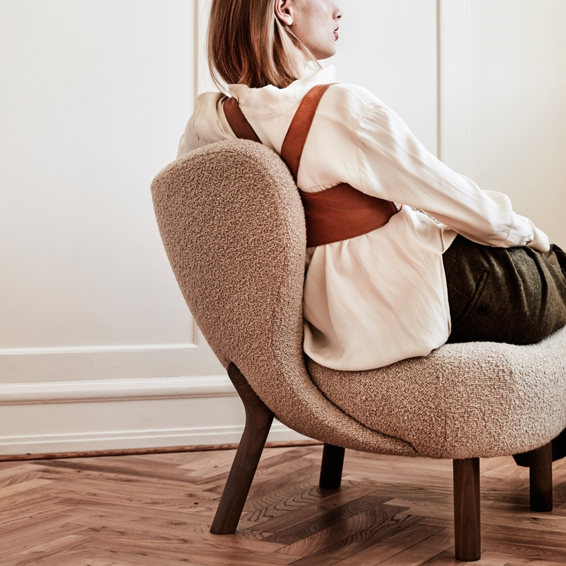 Fauteuil LITTLE PETRA VB1 Karakorum Karakorum beige 003 AND TRADITION