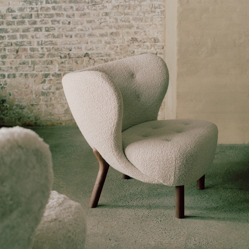 Fauteuil LITTLE PETRA VB1 Karakorum Karakorum beige 003 AND TRADITION