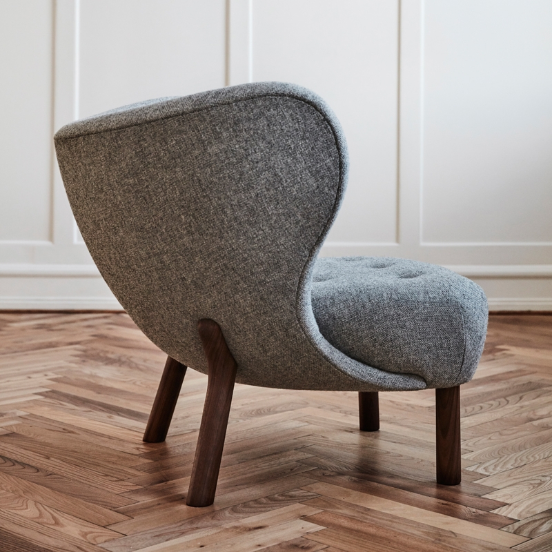 Fauteuil LITTLE PETRA VB1 Hallingdal Gris 130 AND TRADITION