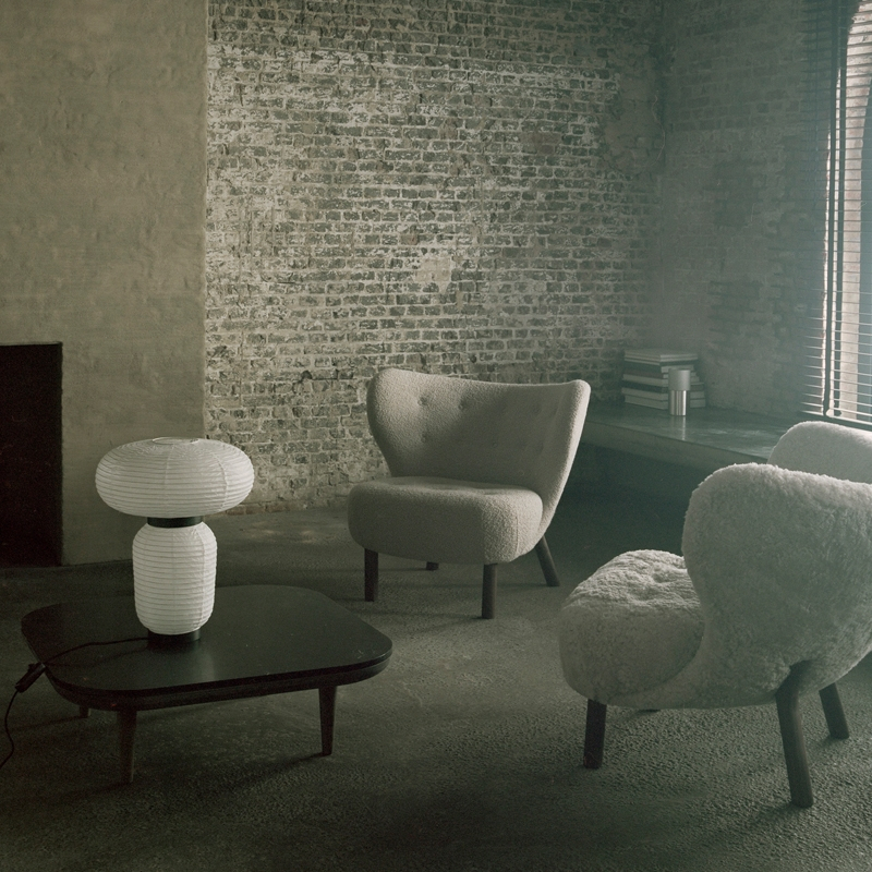 Fauteuil LITTLE PETRA VB1 Hallingdal Gris 130 AND TRADITION