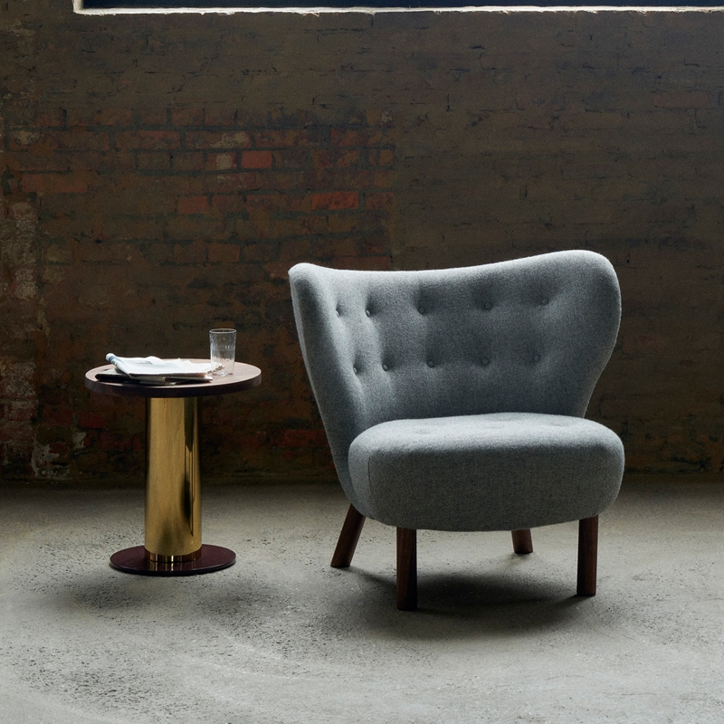 Fauteuil LITTLE PETRA VB1 Hallingdal Gris 130 AND TRADITION