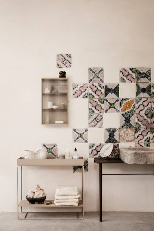 Meuble de rangement PLANT BOX 2 niveaux Cachemire FERM LIVING