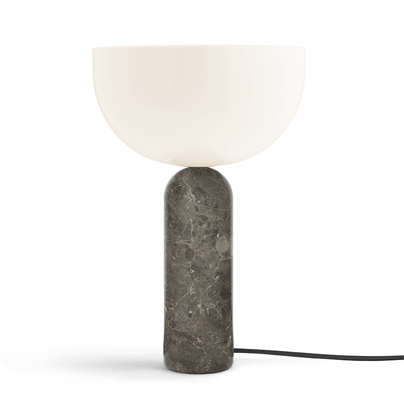 Lampe à poser KIZU Large Marbre Gris du Marais NEW WORKS