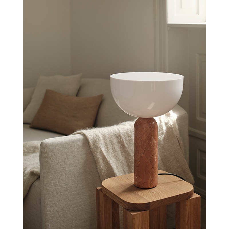 Lampe à poser KIZU Large Marbre Breccia Pernice NEW WORKS