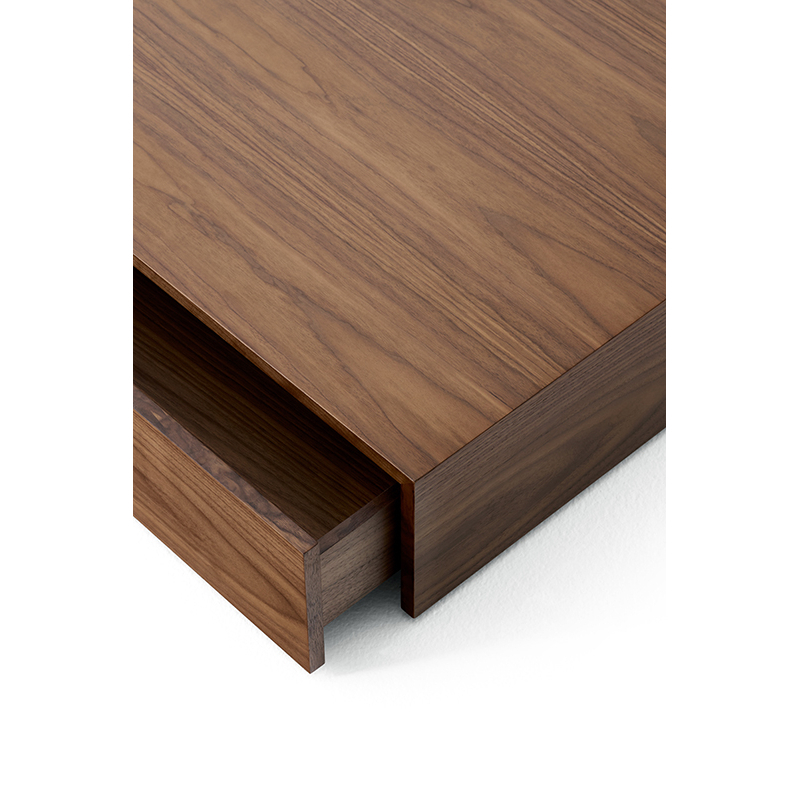 Table basse MASS WIDE avec tiroir Noyer NEW WORKS