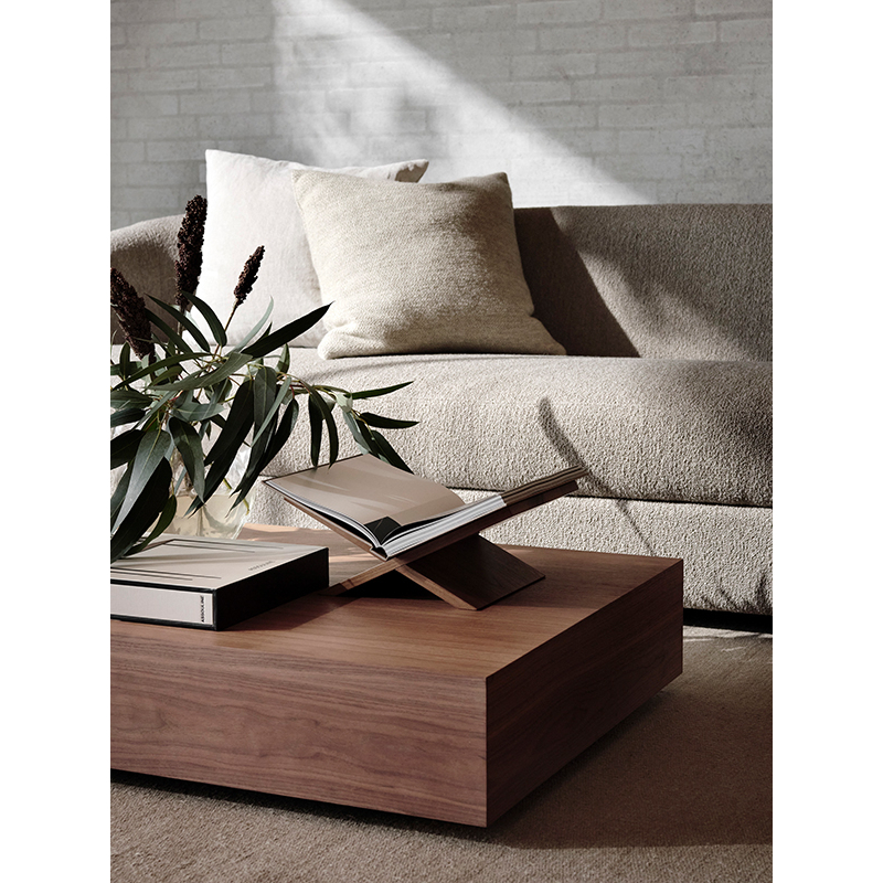 Table basse MASS WIDE avec tiroir Noyer NEW WORKS