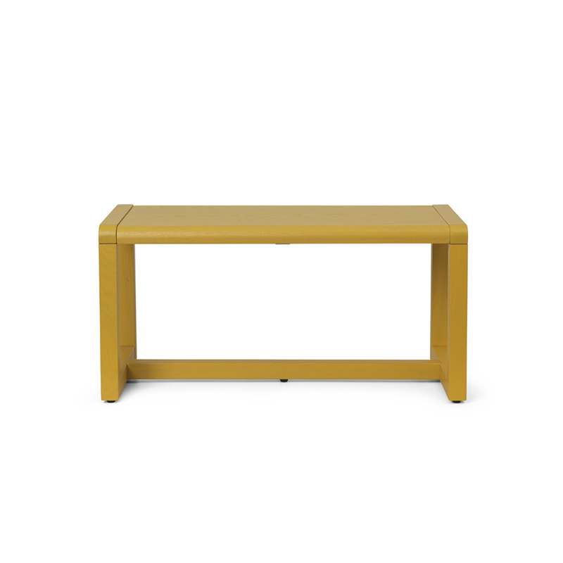 Siège enfant Banc enfant LITTLE ARCHITECT Jaune FERM LIVING