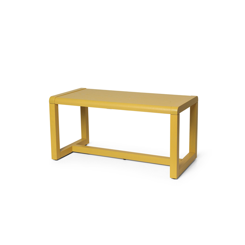 Siège enfant Banc enfant LITTLE ARCHITECT Jaune FERM LIVING