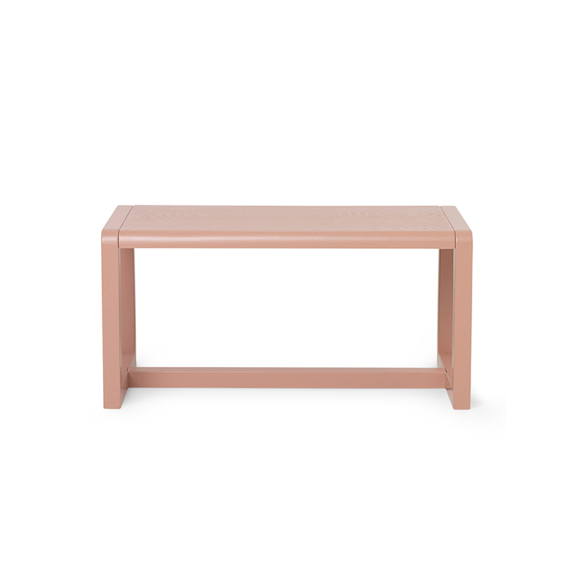 Siège enfant Banc enfant LITTLE ARCHITECT Rose FERM LIVING