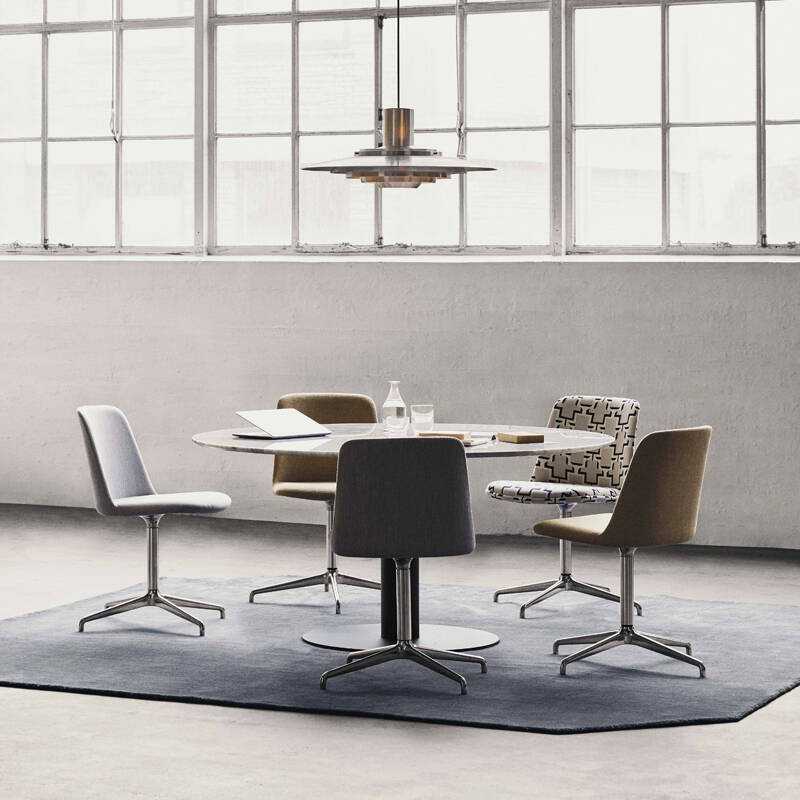 Tapis THE MOOR AP6 Bleu gris AND TRADITION