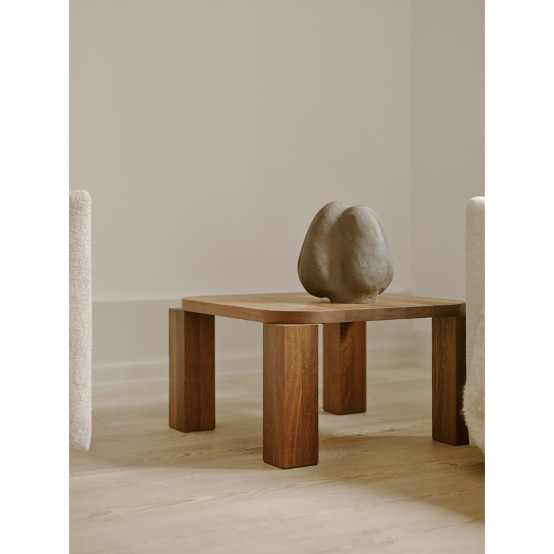 Table basse ATLAS 60x60 Chêne fumé NEW WORKS